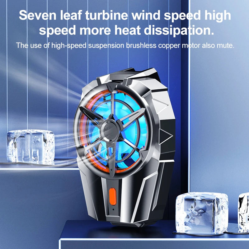 Mobile Phone Cooler Phone Gaming Rechargeable Portable Fan For Phone Cooler For Games Cooler Black Shark Cellphone Accessories
