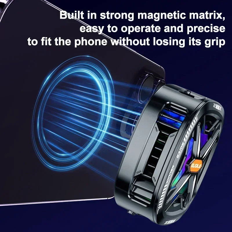 NEW FS05 Mobile Phone Magnetic Back-clip 2 in 1 Semiconductor PUBG Game Cooler for IPhone IOS Android Universal Cooling Radiator