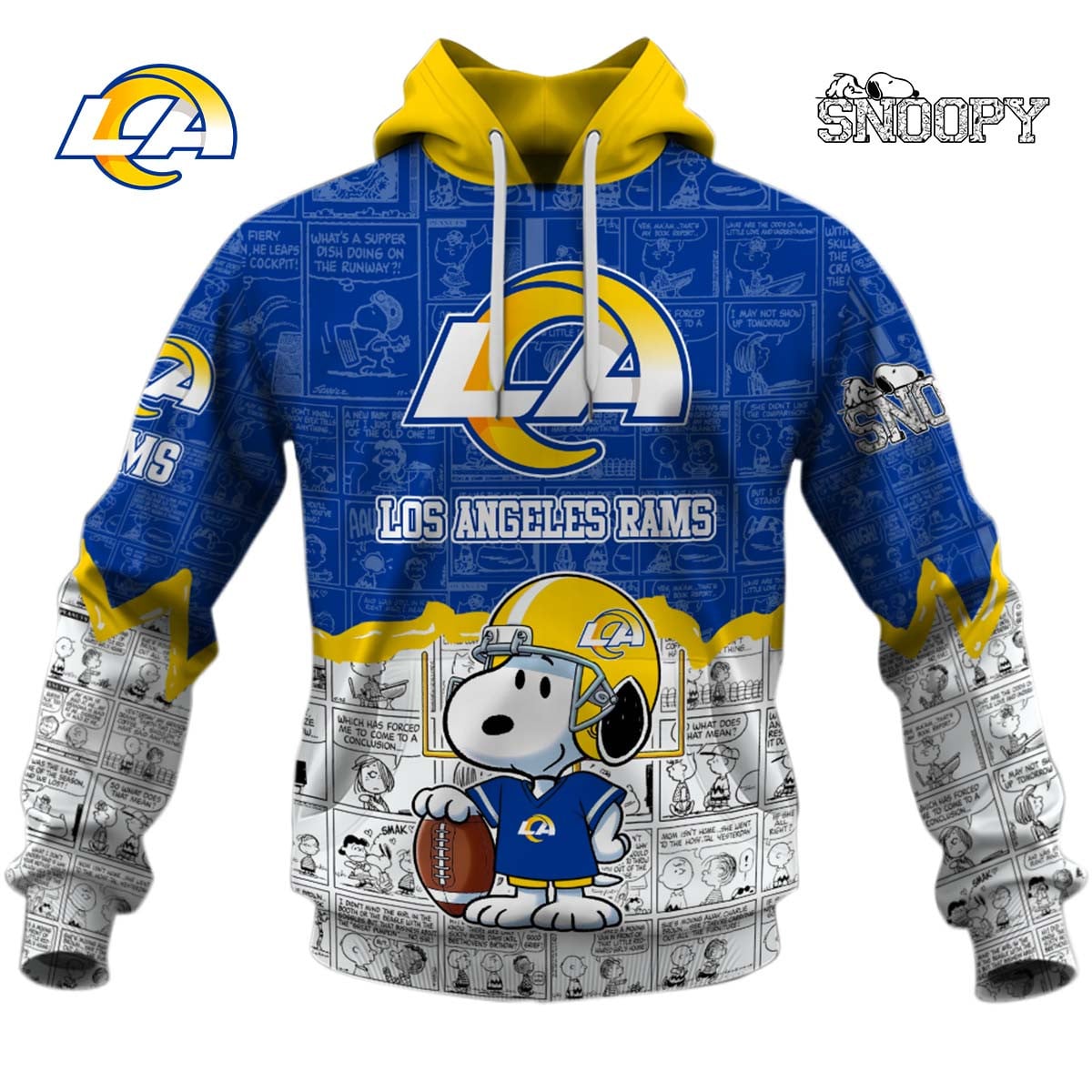Los Angeles Rams Snoopy Design