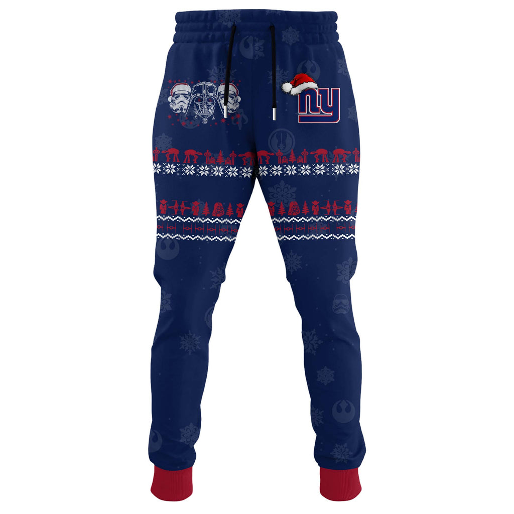 Unisex Giants Merry Christmas The Force Edition Hoodie